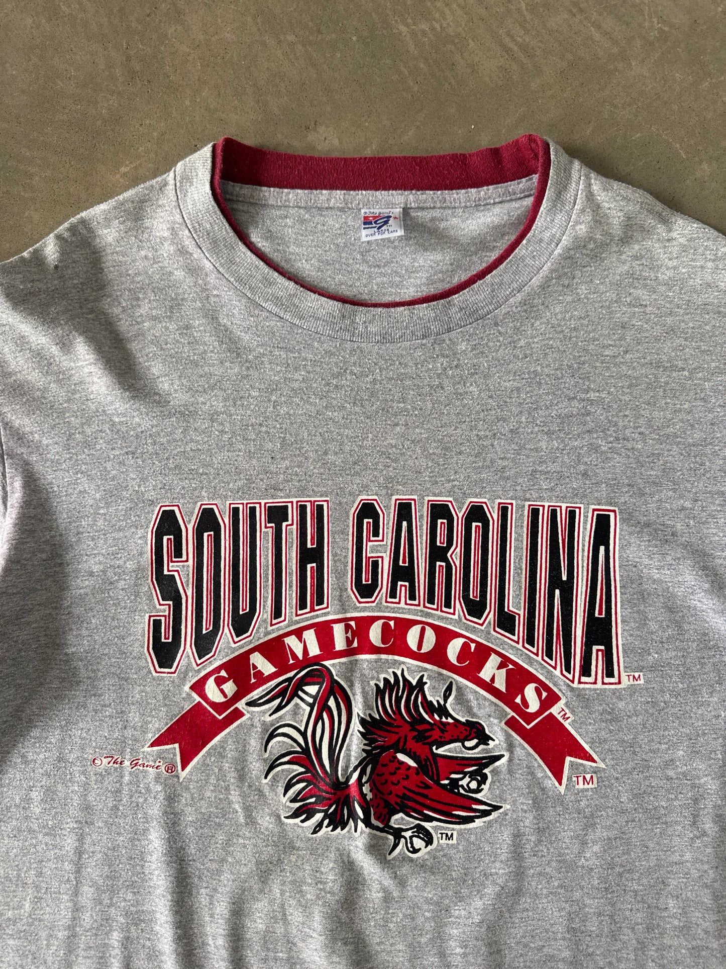 Vintage 90s The Game University Of South Carolina Gamecocks Tee