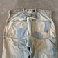 RRL by Polo Ralph Lauren Indigo Distressed Patchwork Selvedge Denim Jeans