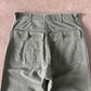 Vintage 70s Vietnam Era OG-107 Military Utility US Army Fatigue Olive Green Trousers
