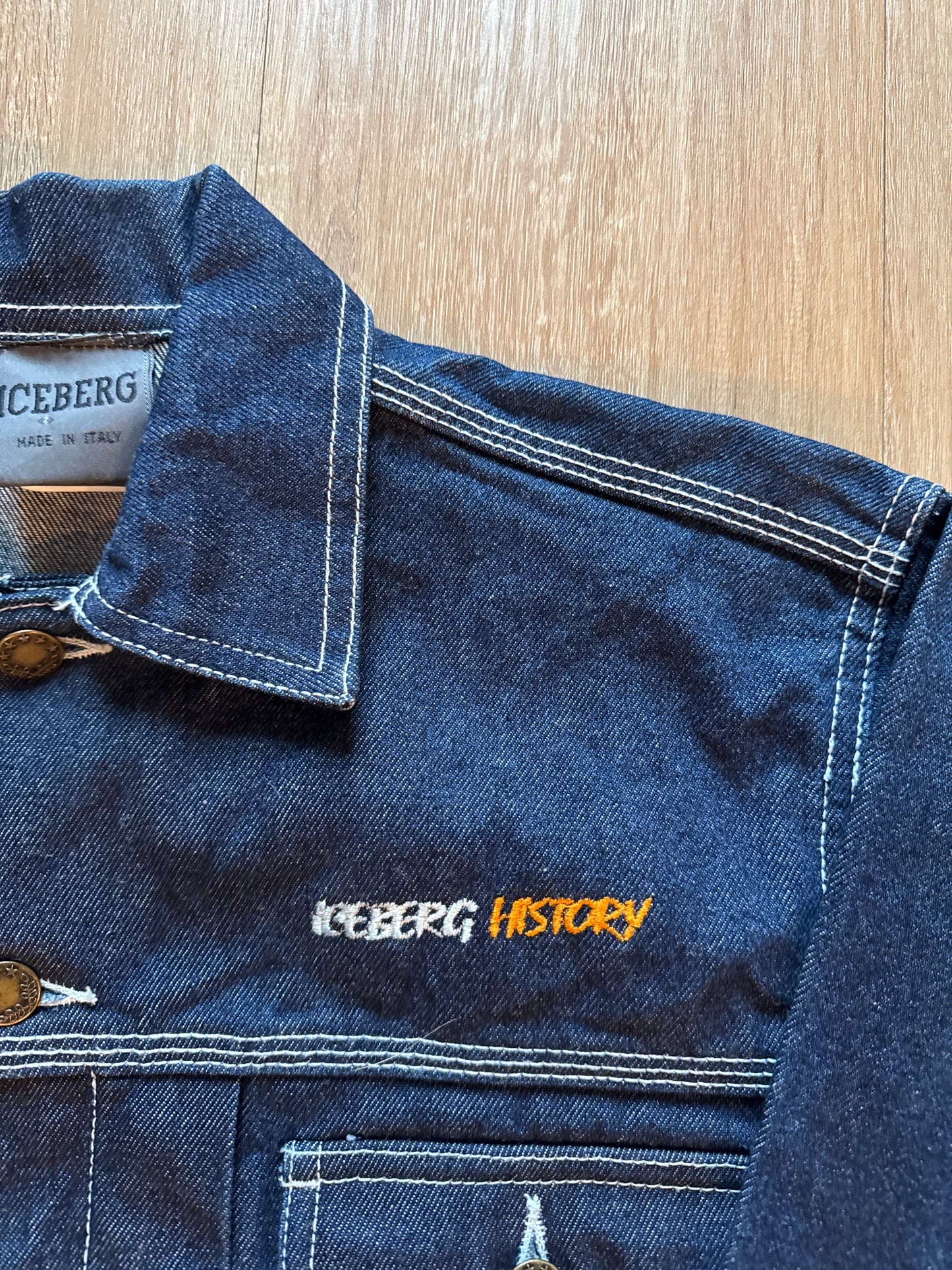 Vintage Youth Icebreg History Bugs Bunny Denim Jacket