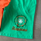 Vintage 90s University Of Miami Hurricanes Logo Split Shorts