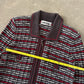 Vintage 80s Women’s San Remo Acrylic Knit Zip Up Jacket