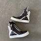 Rick Owen’s Women’s Geobasket Brown Milk