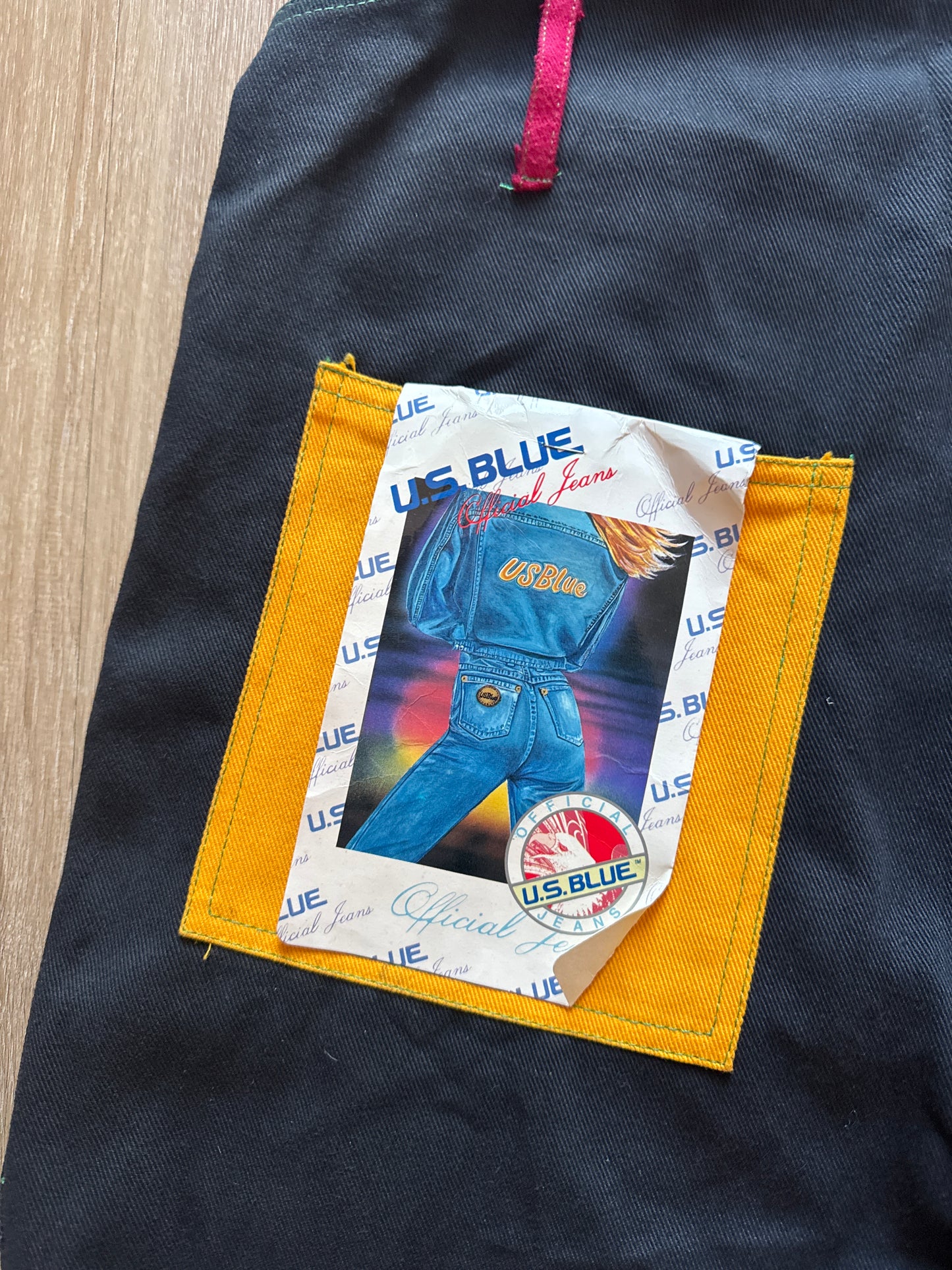 Vintage 90s U.S. Blue Official Jeans Funky Will Smith Fresh Prince Of Bel-Air Overall Pants