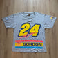 Vintage Nutmeg Du Pont Jeff Gordon Nascar Racing Tee