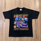 Vintage 1999 Nascar Jeff Gordon Superman A Galaxy Saved Tee