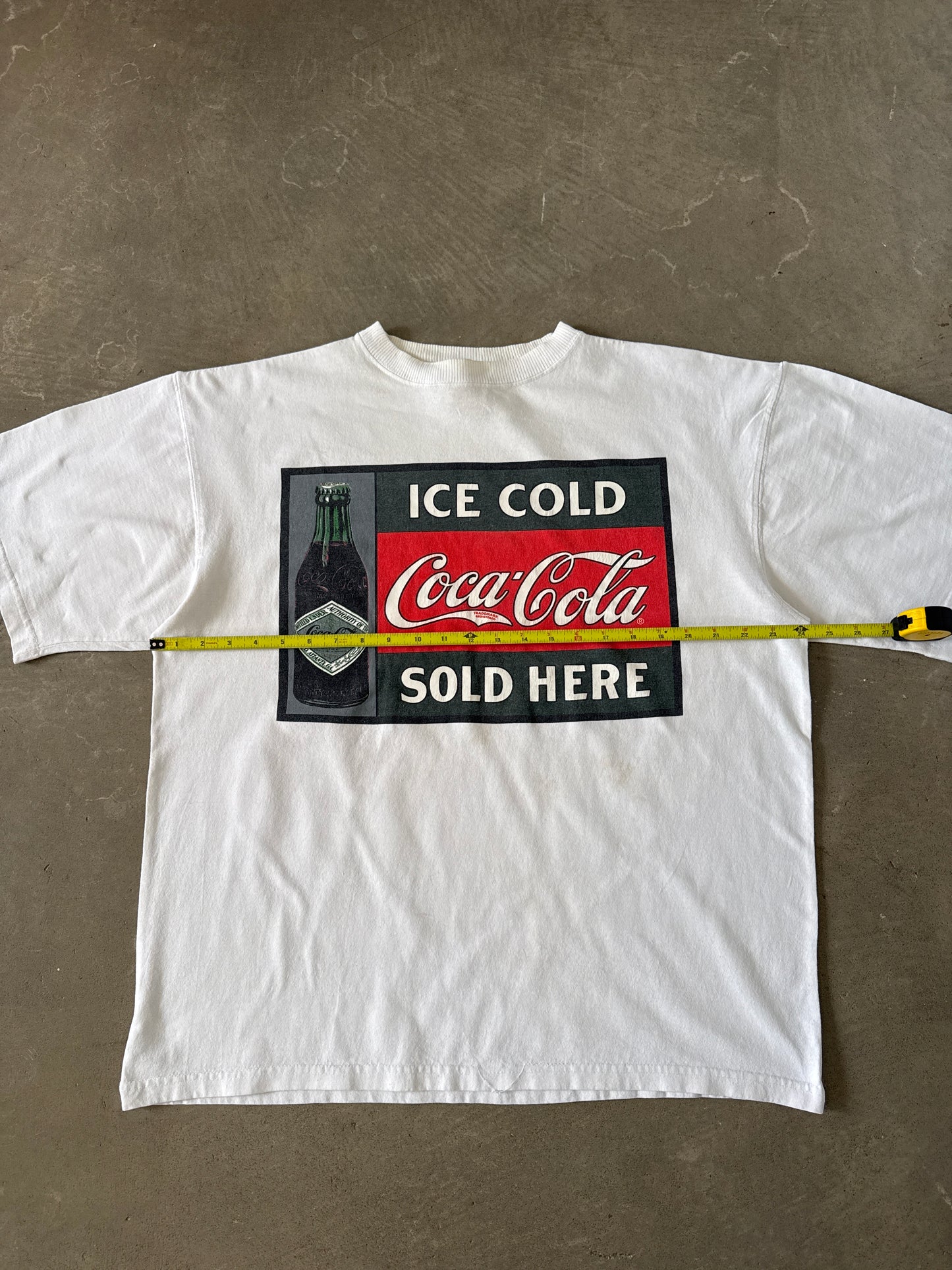 Vintage 1993 Coca Cola Sold Here Tee