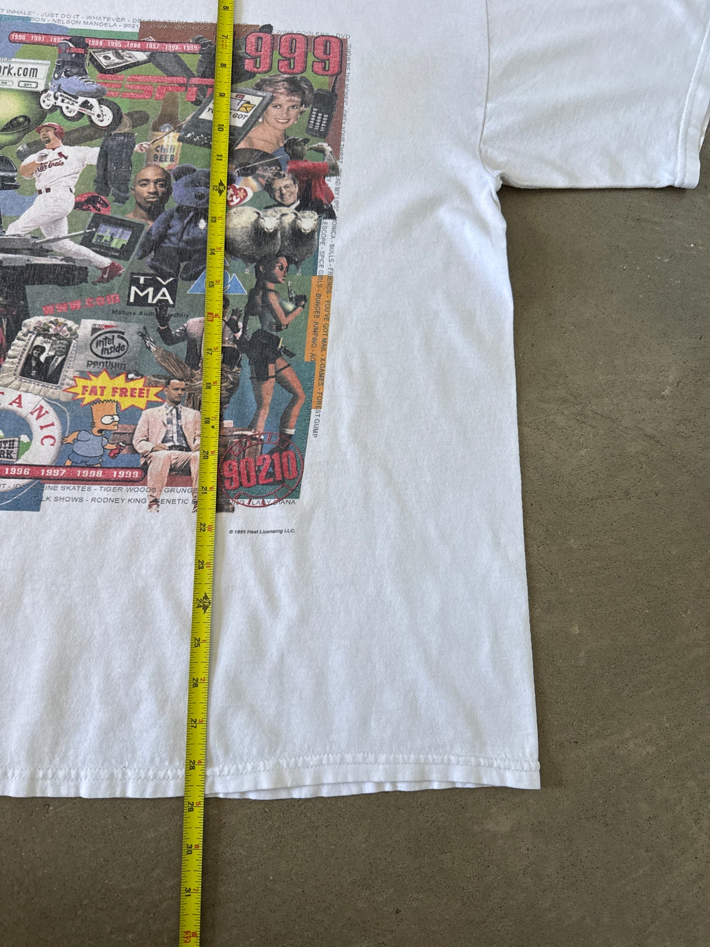 Vintage 1999 Nostalgia Collage 1990 - 1999 Decade Tee