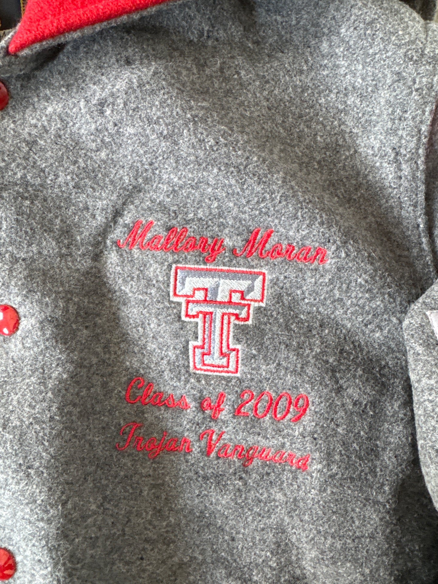 Y2K 2009 Trojans Vanguard Honors Band Varsity Letterman Jacket