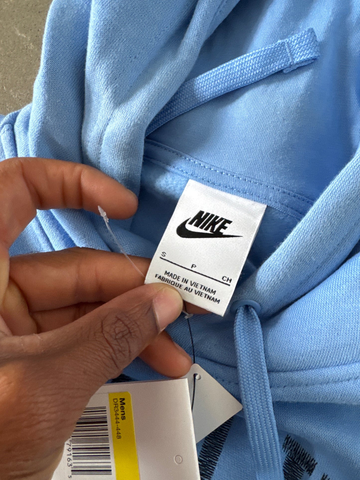 Nike University Of South Carolina Tarheels Center Swoosh Logo Hoodie