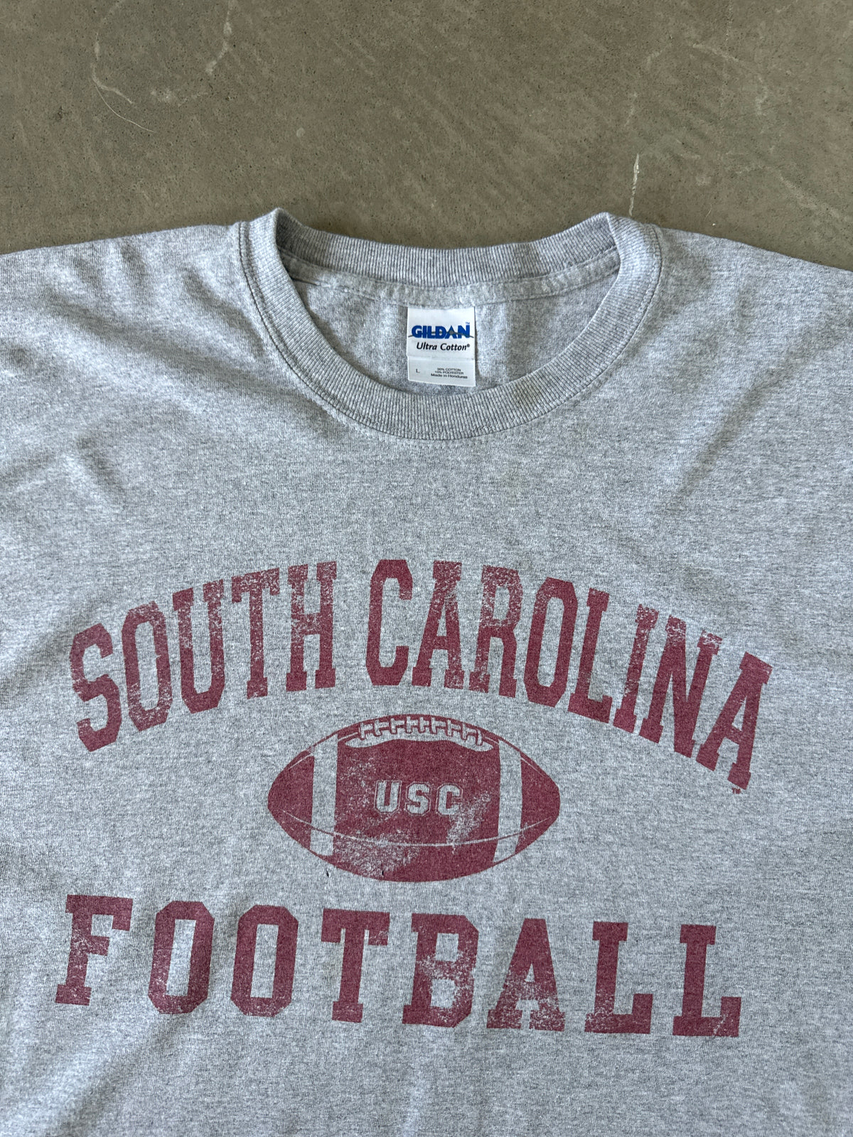 Vintage University Of South Carolina Gamecocks Football Long Sleeve Tee