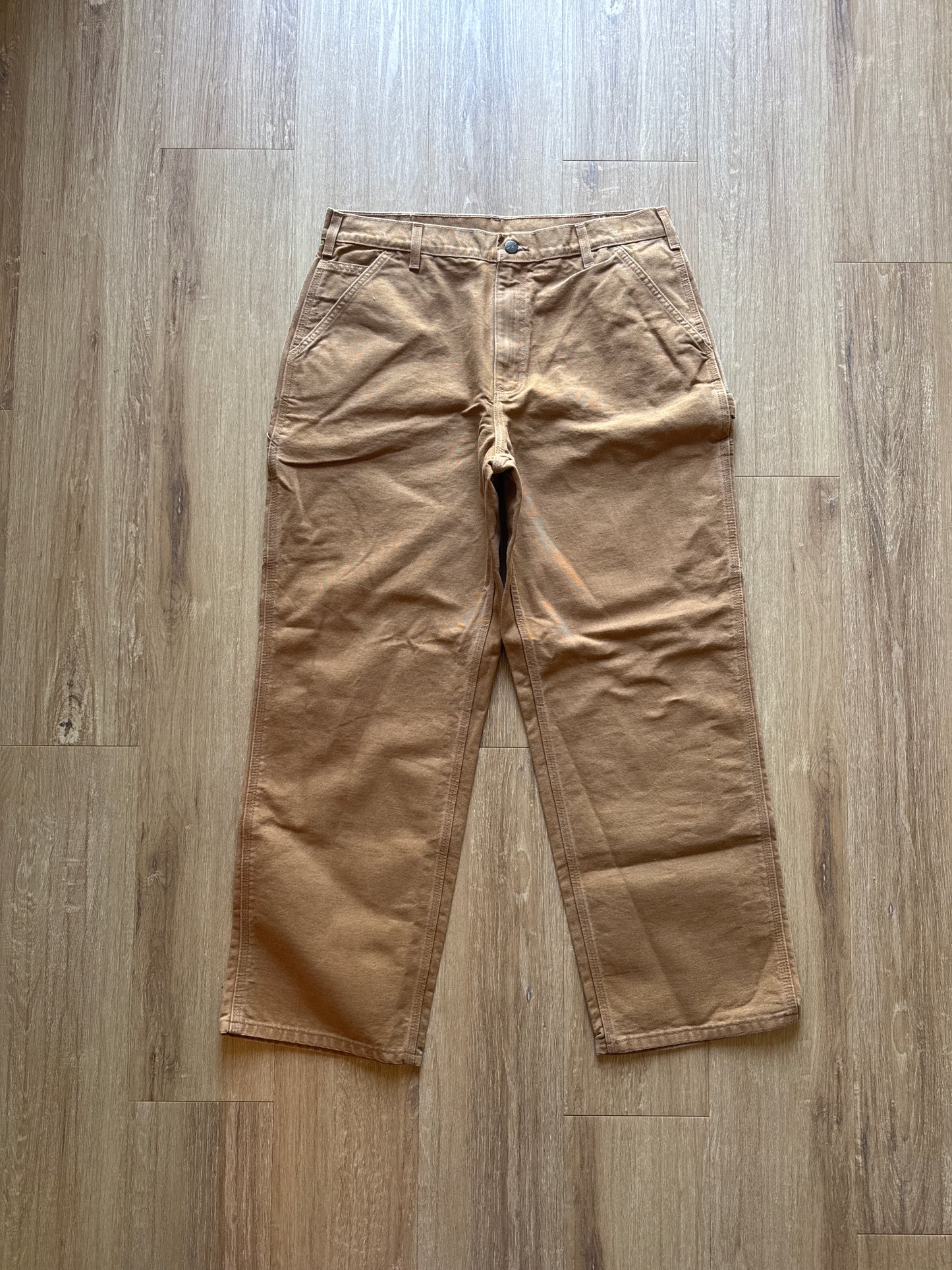 Vintage Carhartt Dark Tan Original Dungaree Carpenter Pants