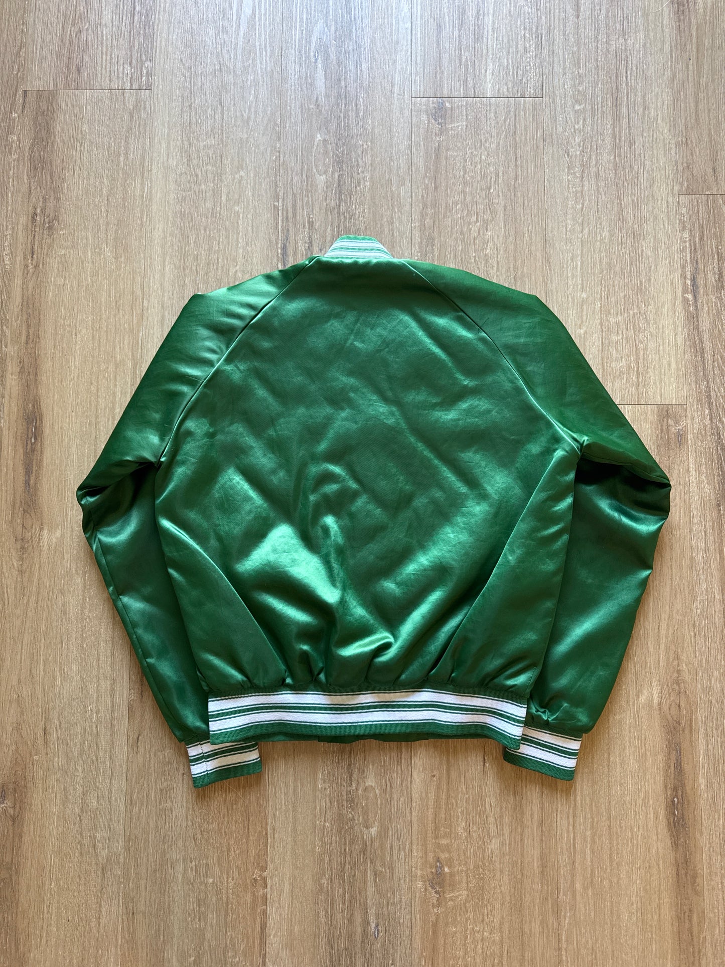 Vintage 80s New York Jets Satin Jacket