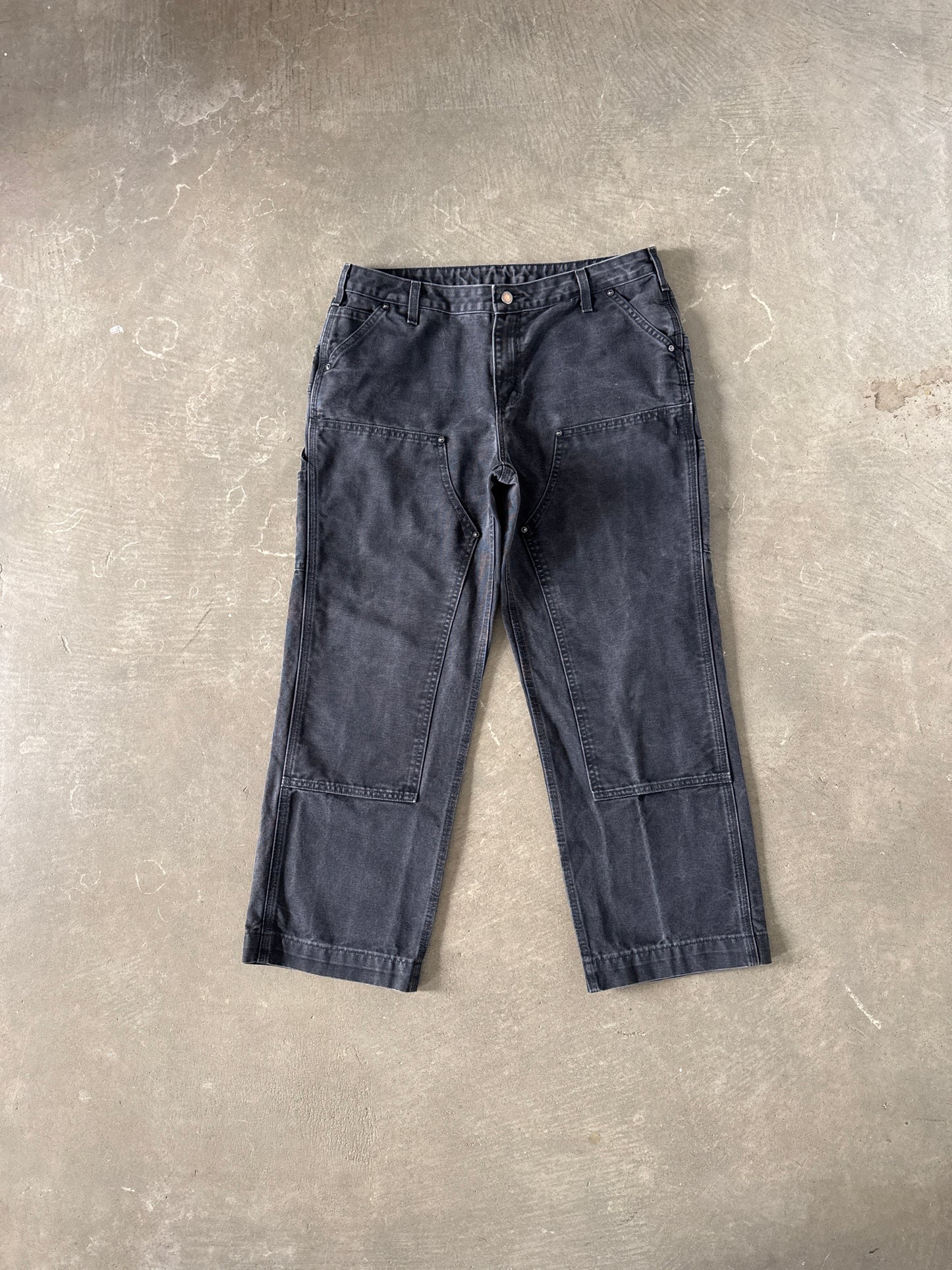 Carhartt Women’s Relaxed Fit Faded Black Double Knee Carpenter Pants