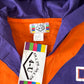 Vintage 90s Phoenix Suns Striped Hooded Tee Shorts Set