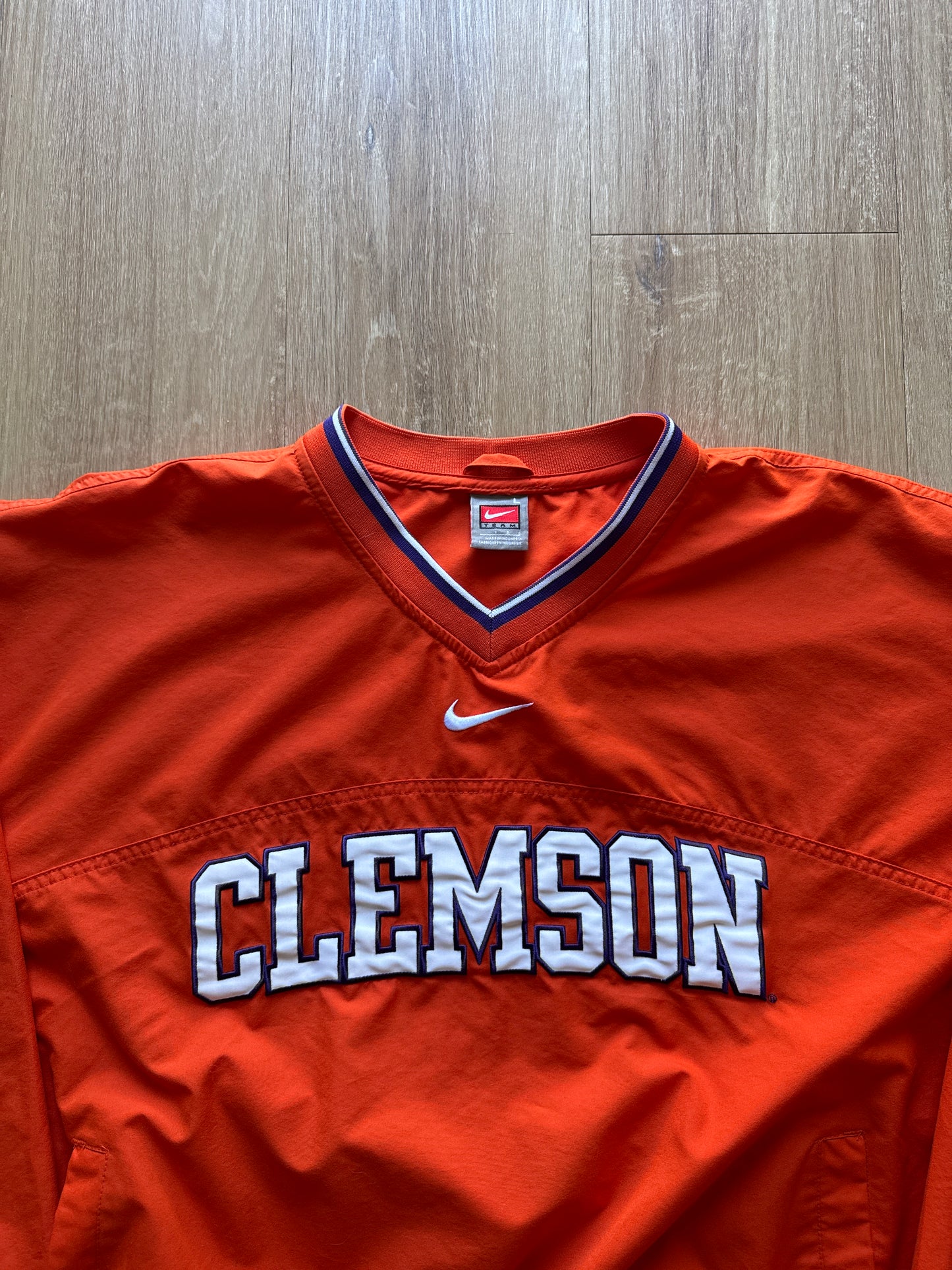 Vintage Nike University Of Clemson Tigers Center Swoosh Pullover