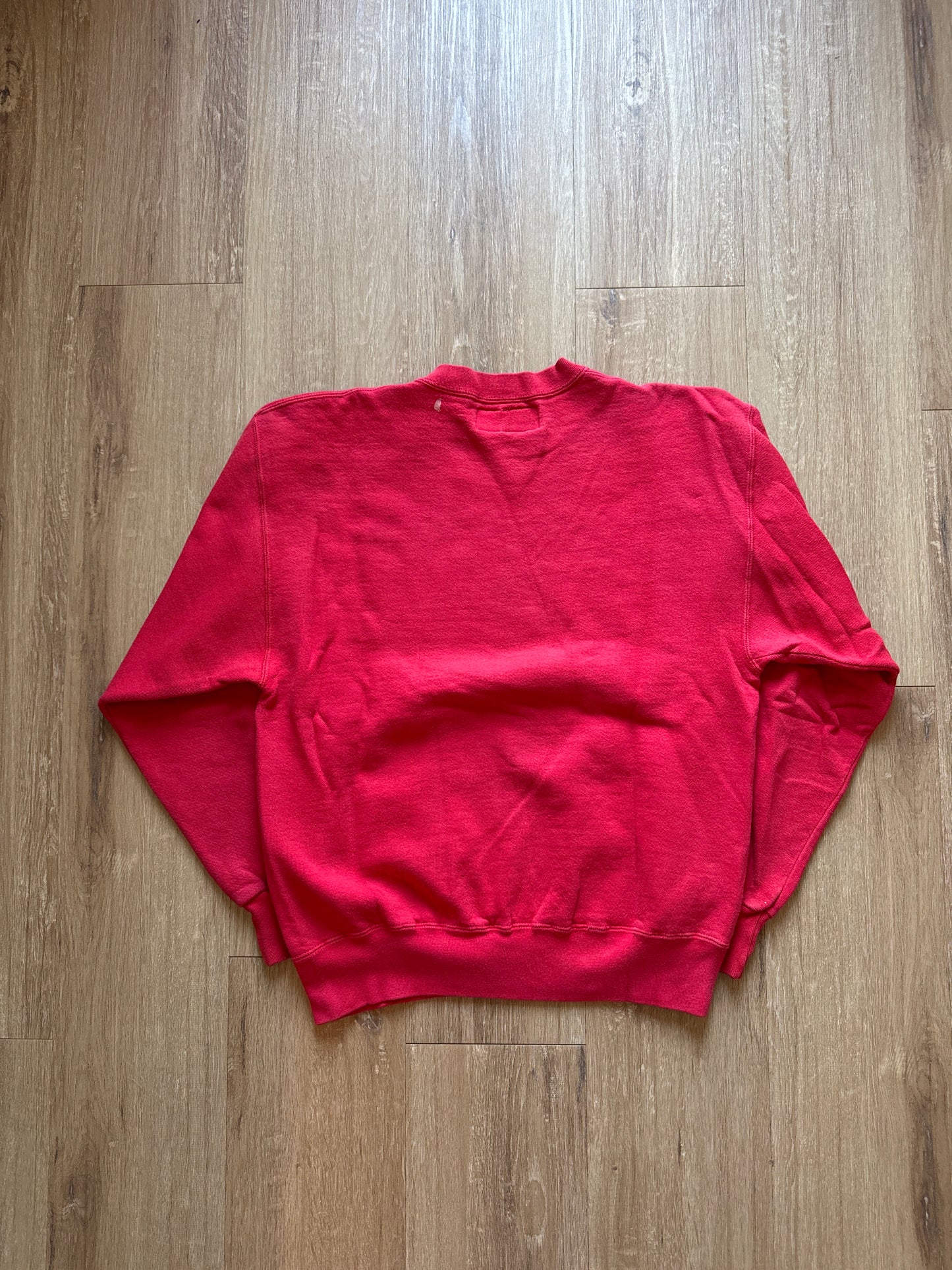 Vintage 90s Russell Athletic Faded Red Logo Sweatshirt