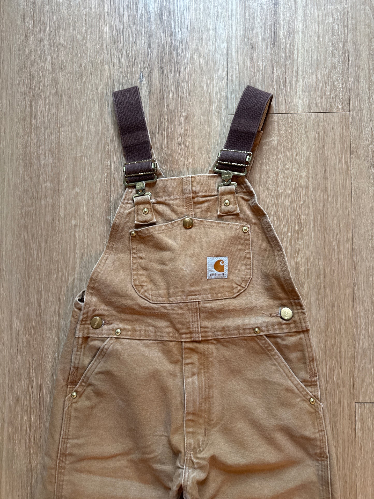 Youth Vintage Carhartt Double Knee Overall Pants