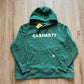 Carhartt Women’s Relaxed Fit Green Logo Hoodie