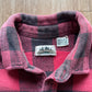 Vintage Timber Trailer Heavy Cotton Plaid Button Up Shirt