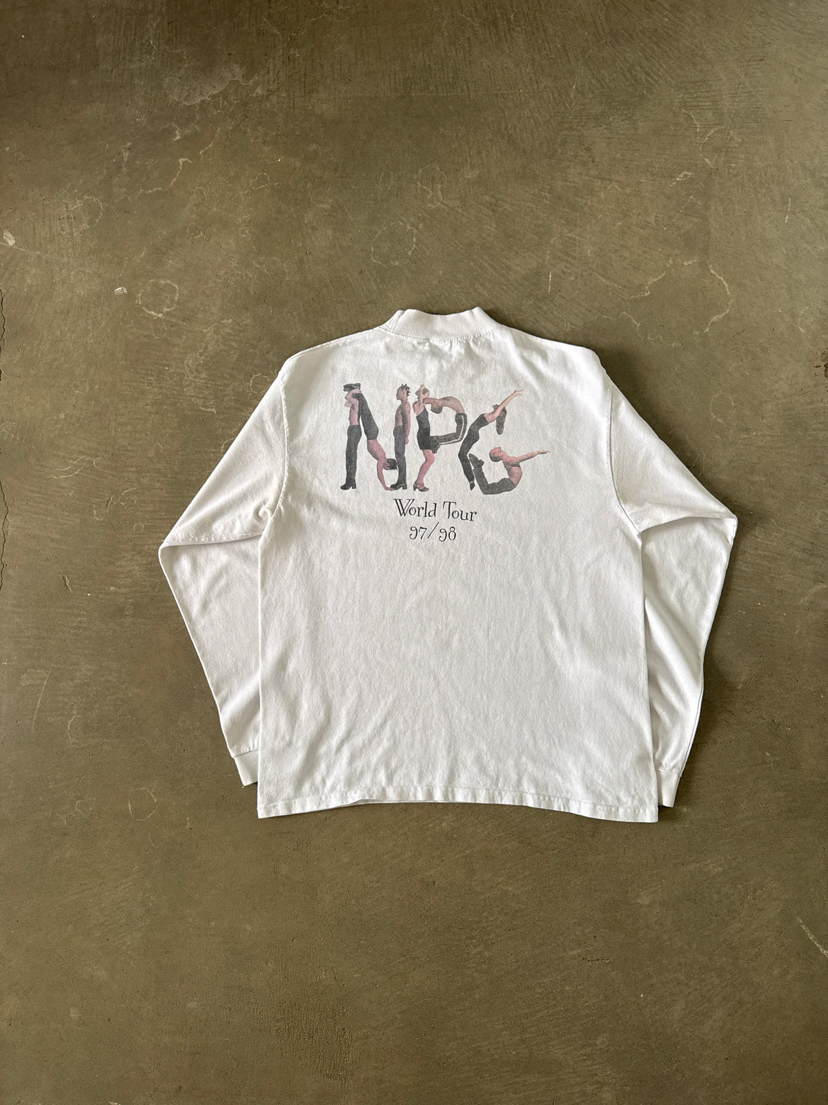 Vintage 1997 Prince New Power Generation Around The World In A Day Tour Long Sleeve Tee