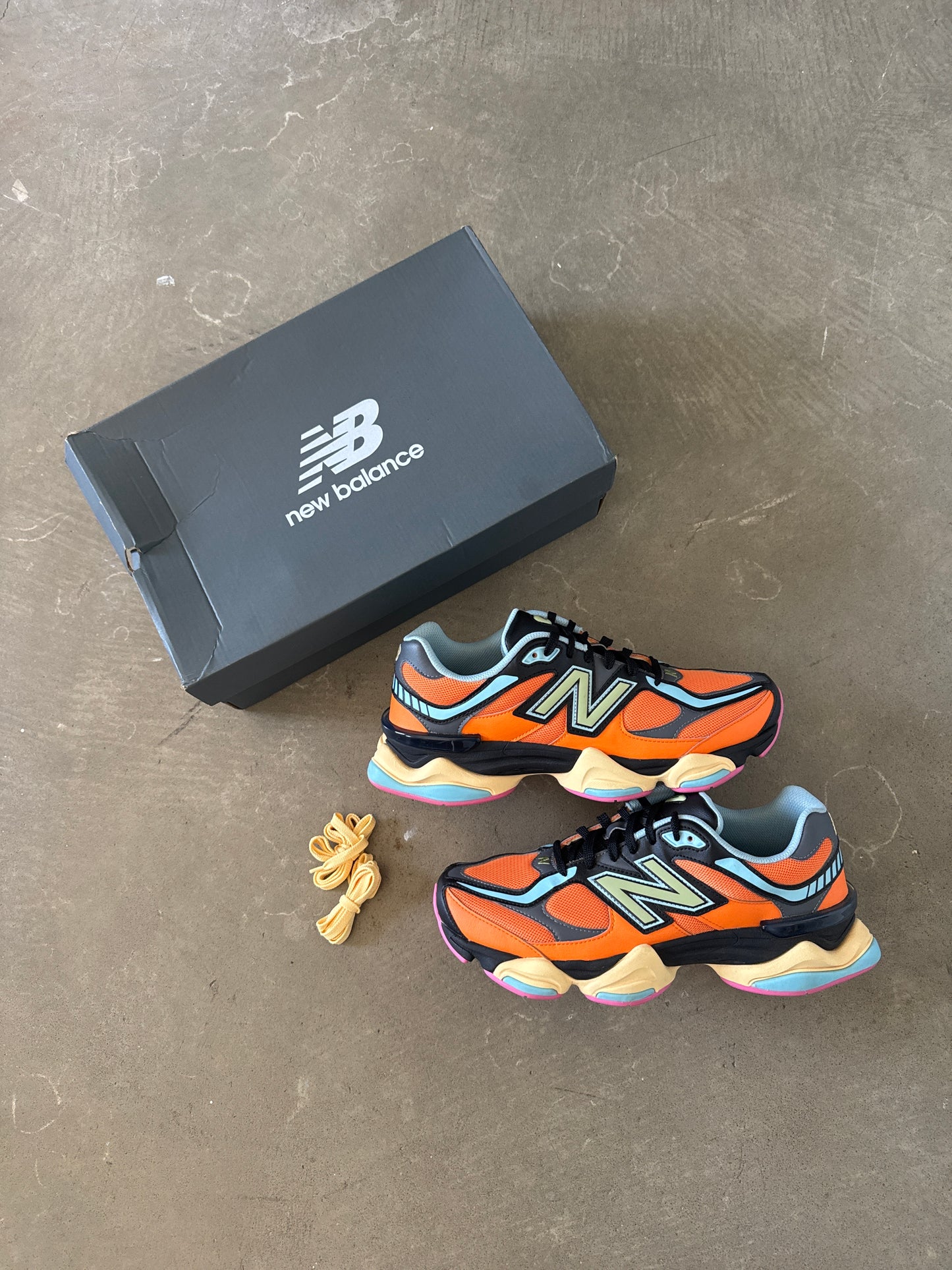 New Balance 9060 Sun Glow Team Sky Blue