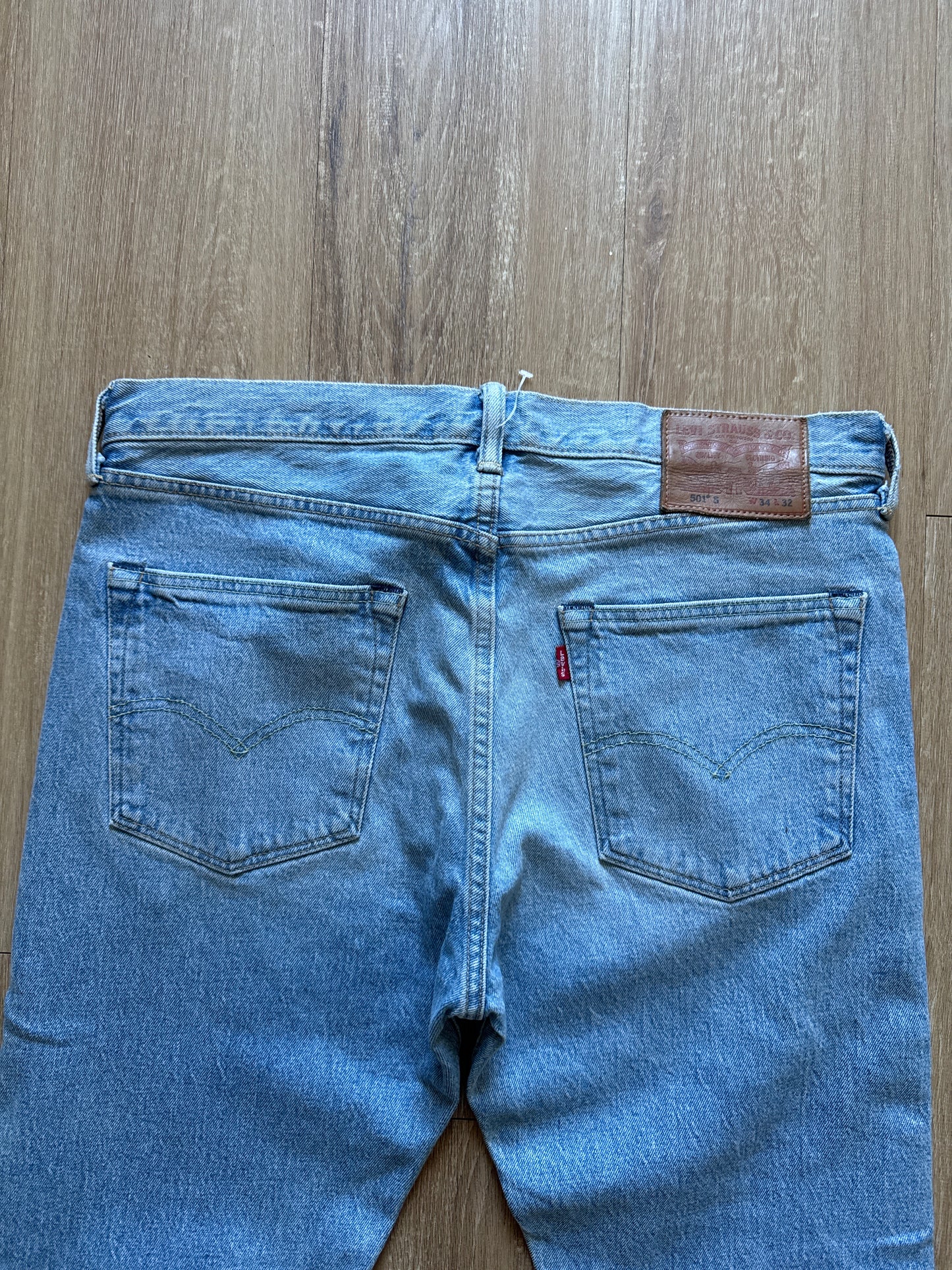 Levi’s 501 Shrink To Fit Blue Denim Jeans