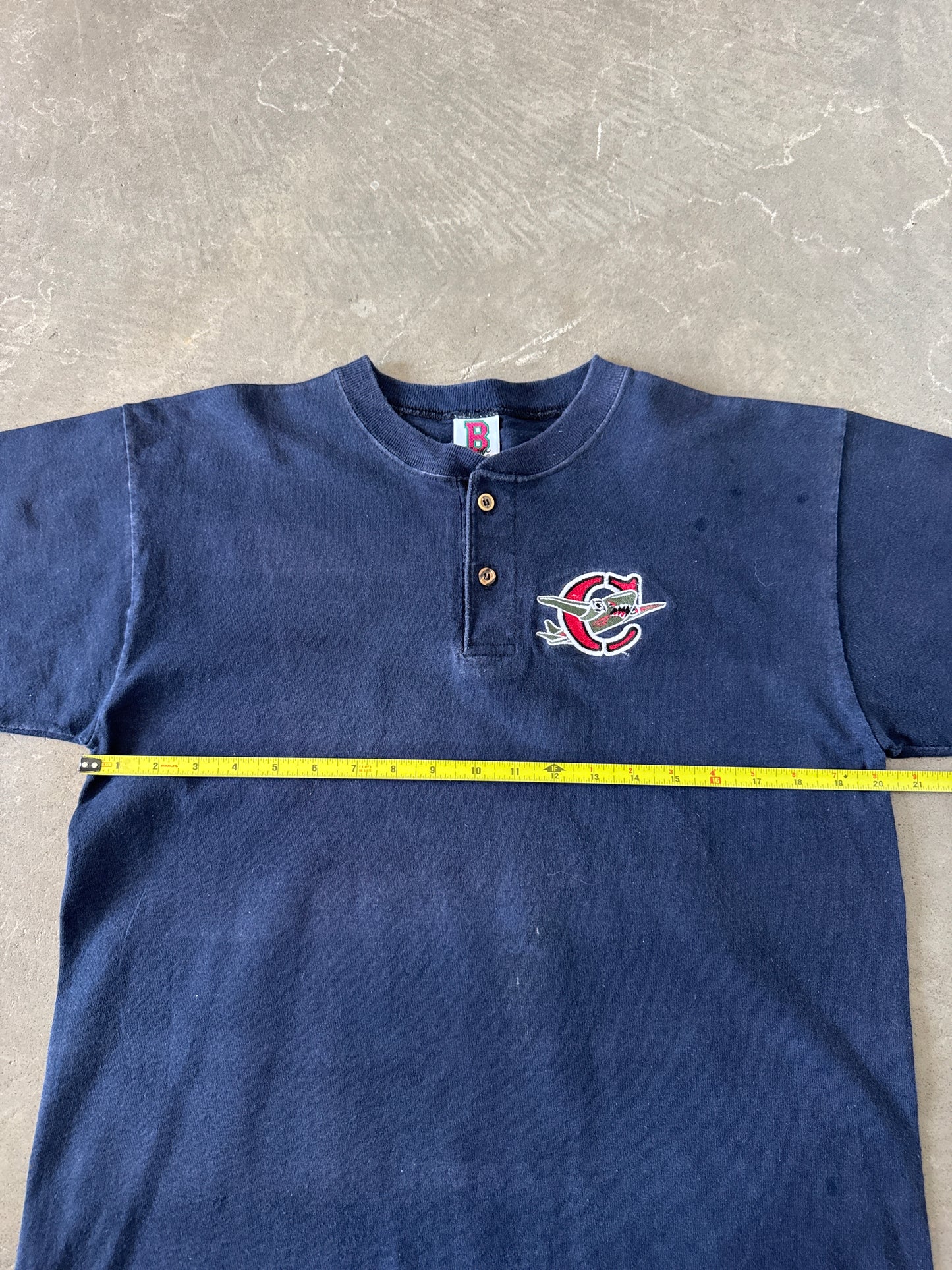 Vintage 90s Capital City Bombers Henley Tee