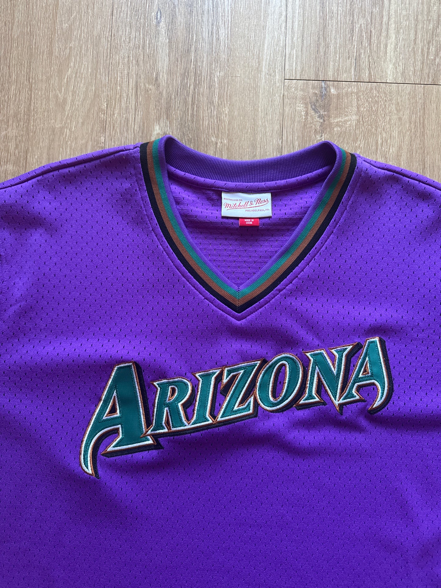 Mitchell & Ness Cooperstown Authentic Collection Arizona Diamond Backs Baseball Jersey