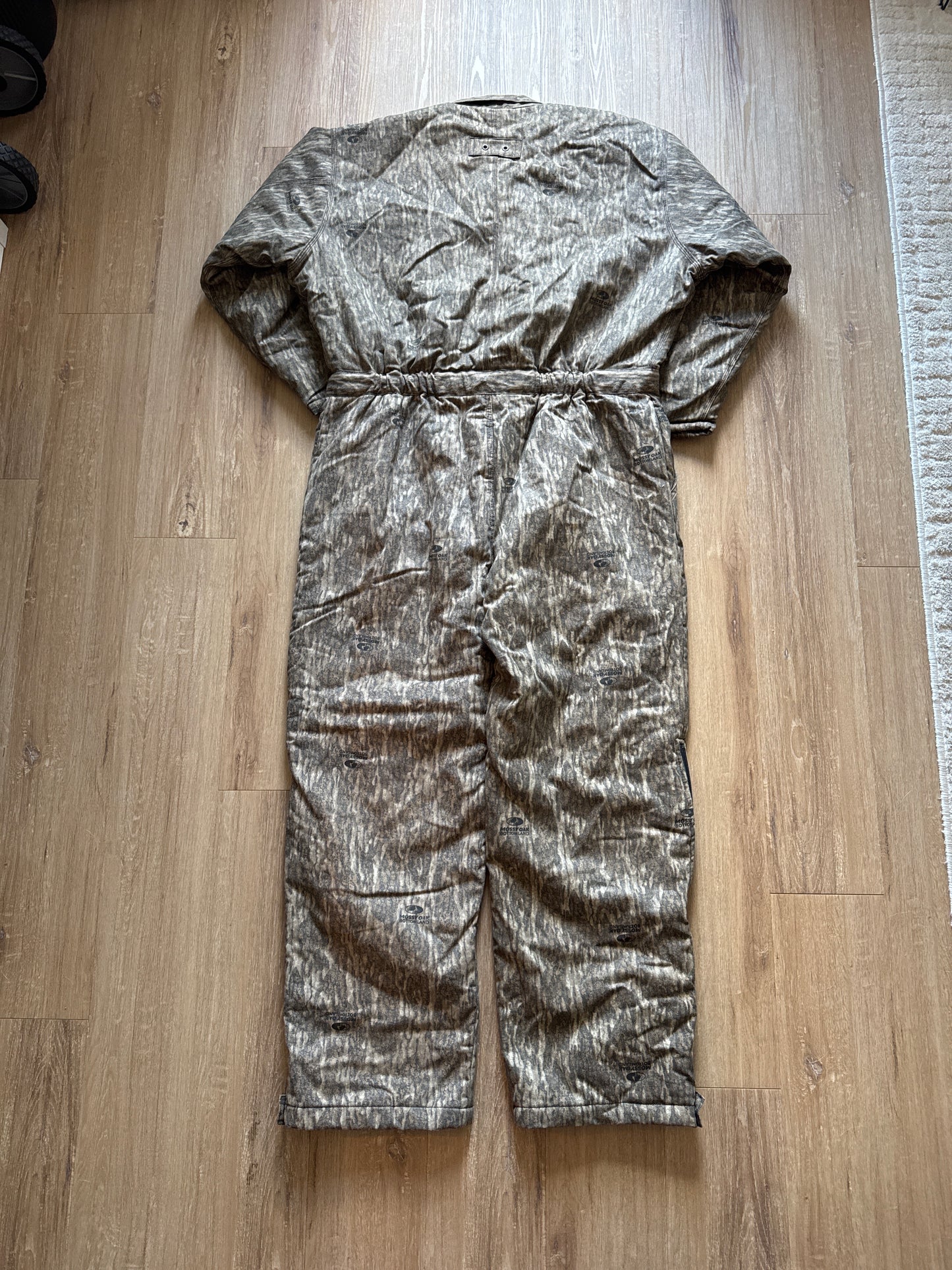 Vintage 90s Pursuit Gear Mossy Oak Original Bottomland Treebark Forest Camo Hunting Coveralls