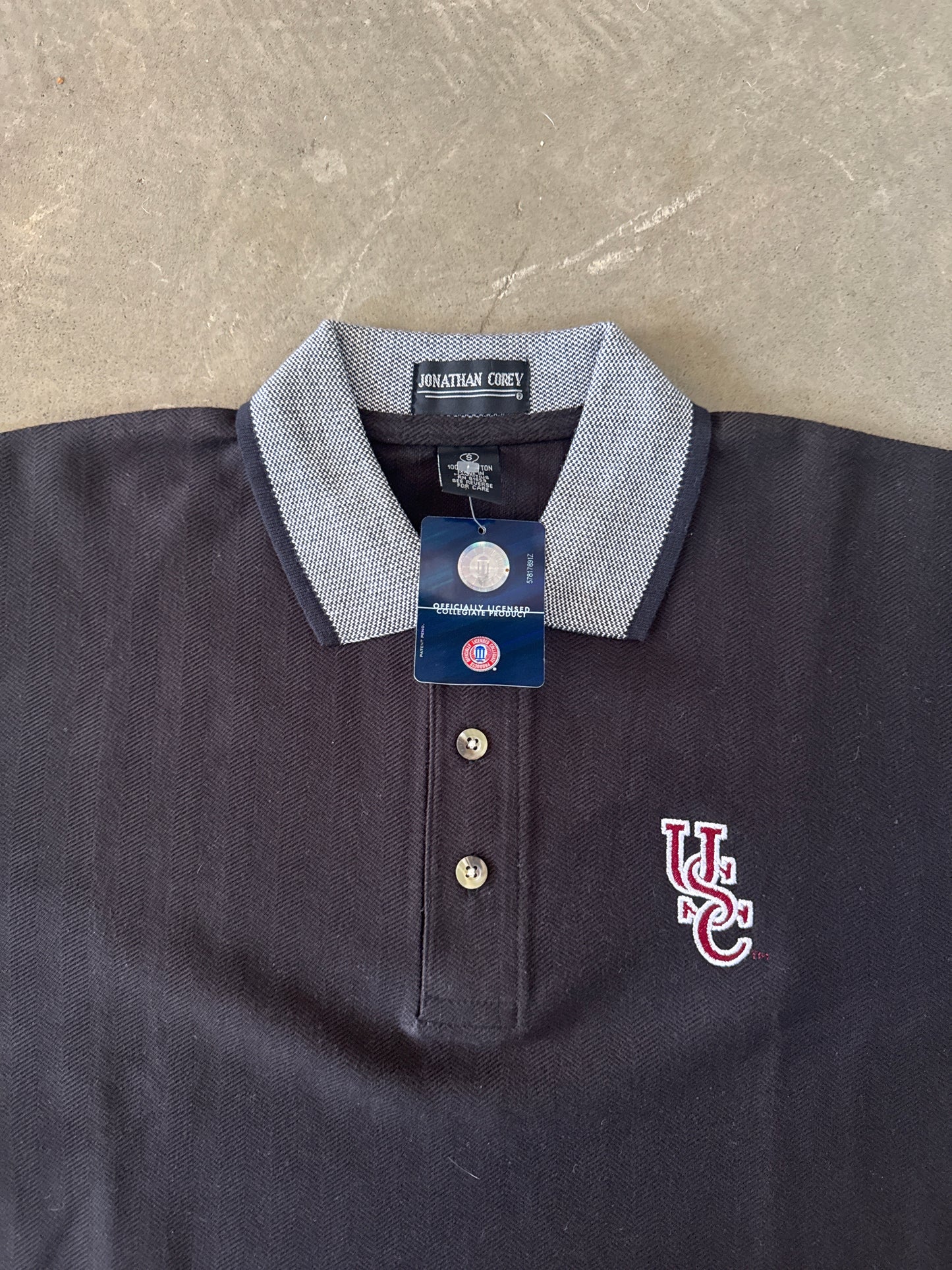 Vintage University Of South Carolina Gamecocks Embroidered Polo