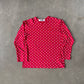Comme des Garçons PLAY Polka Dot Red Long Sleeve