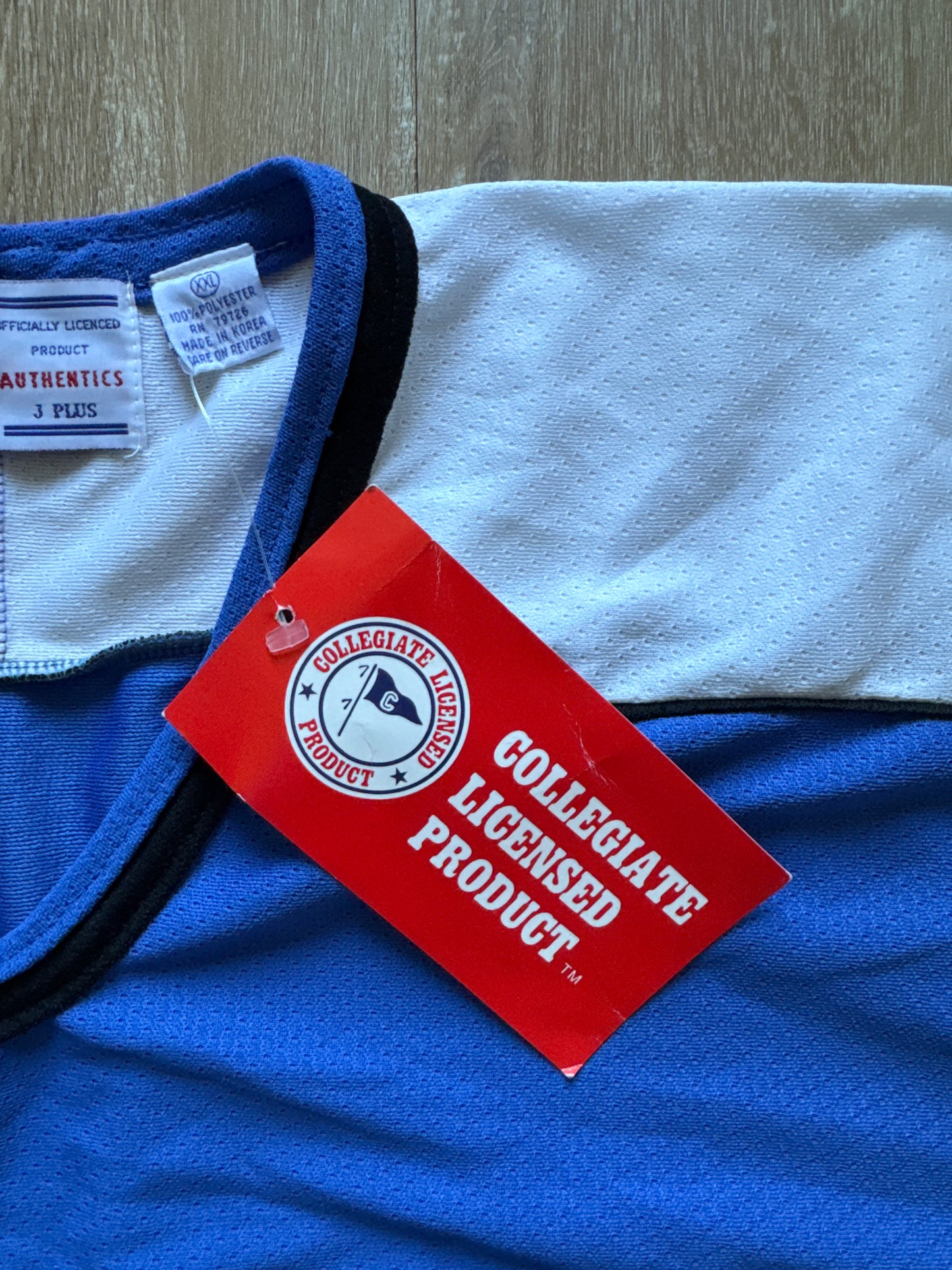 Vintage 90s Collegiate Sportwear City Boy Duke University Blue Devils Hockey Jersey