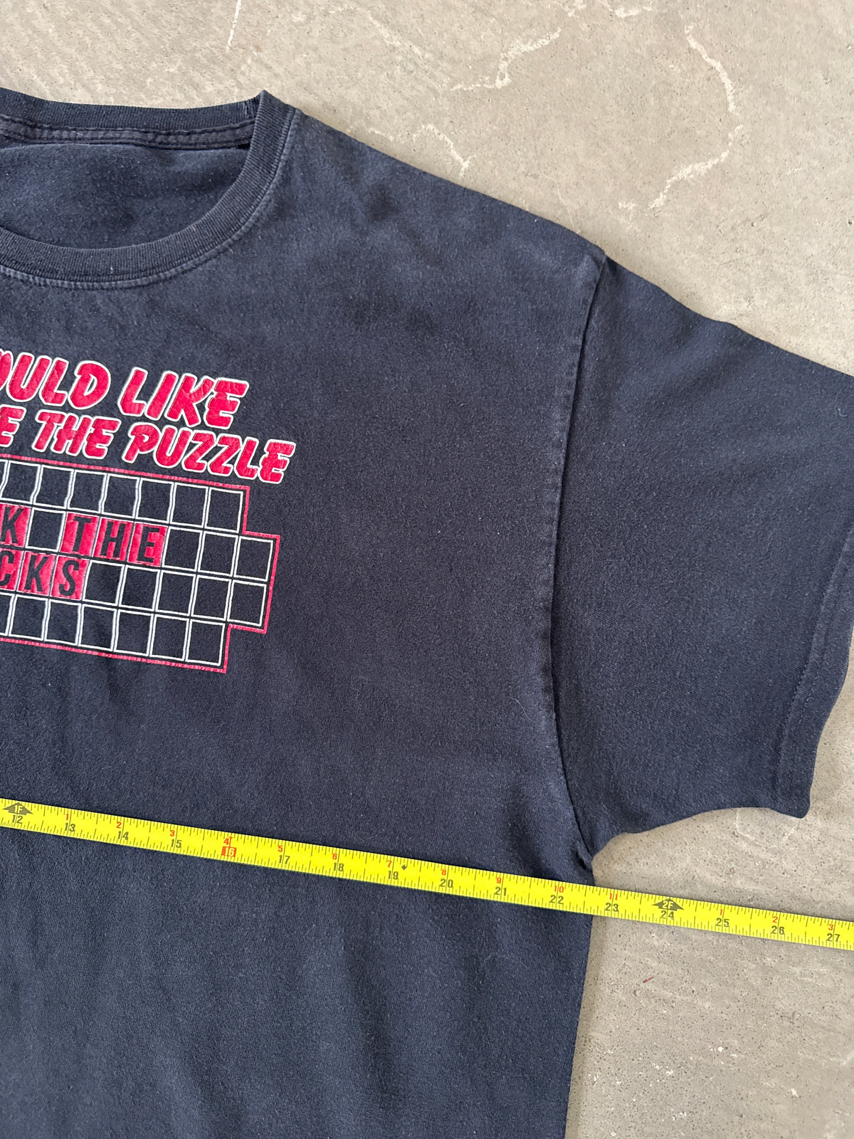 Vintage 90s Wheel Of Fortune Parody Tee