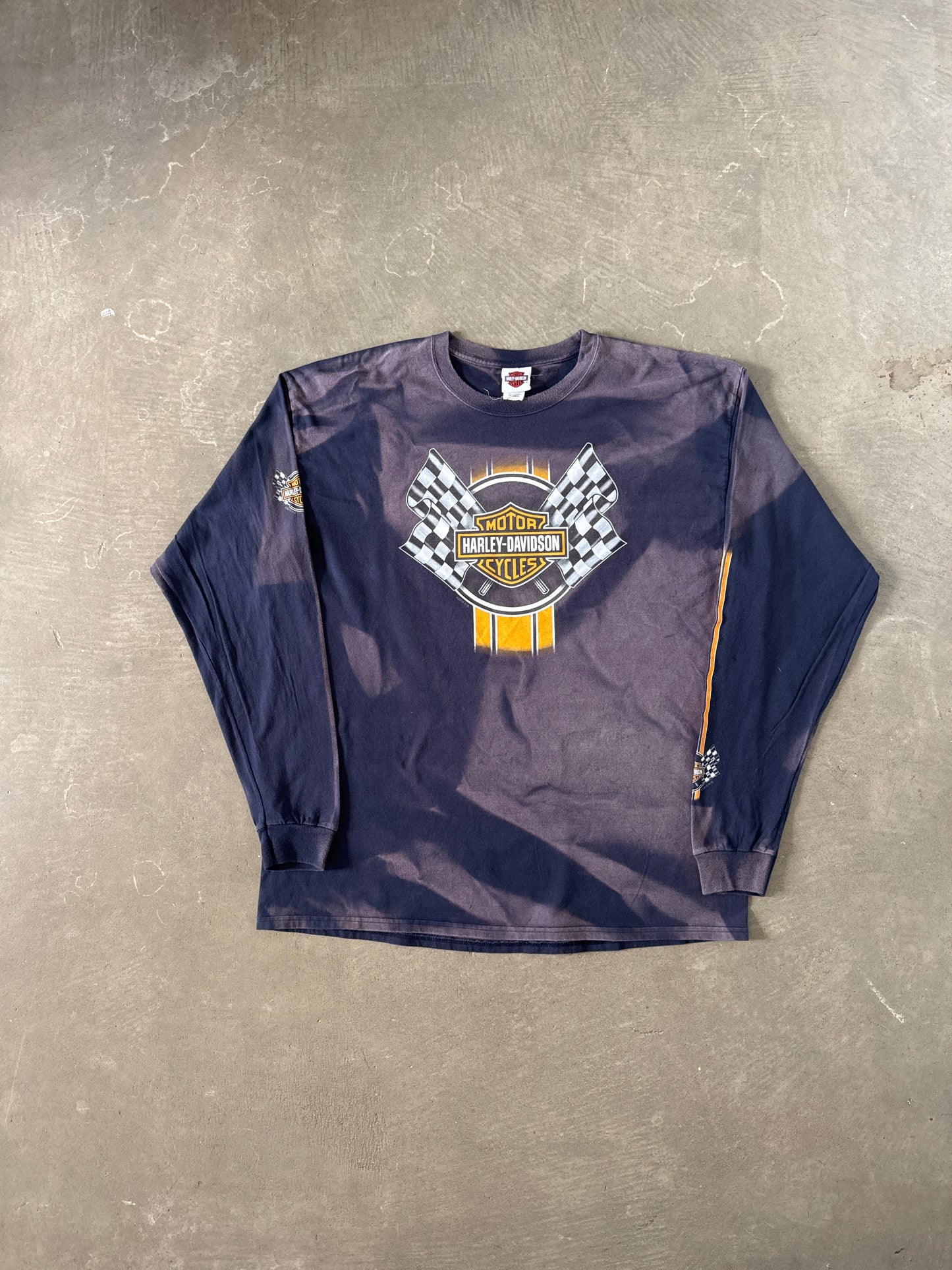 Harley Davidson Sun Faded Charleston South Carolina Long Sleeve