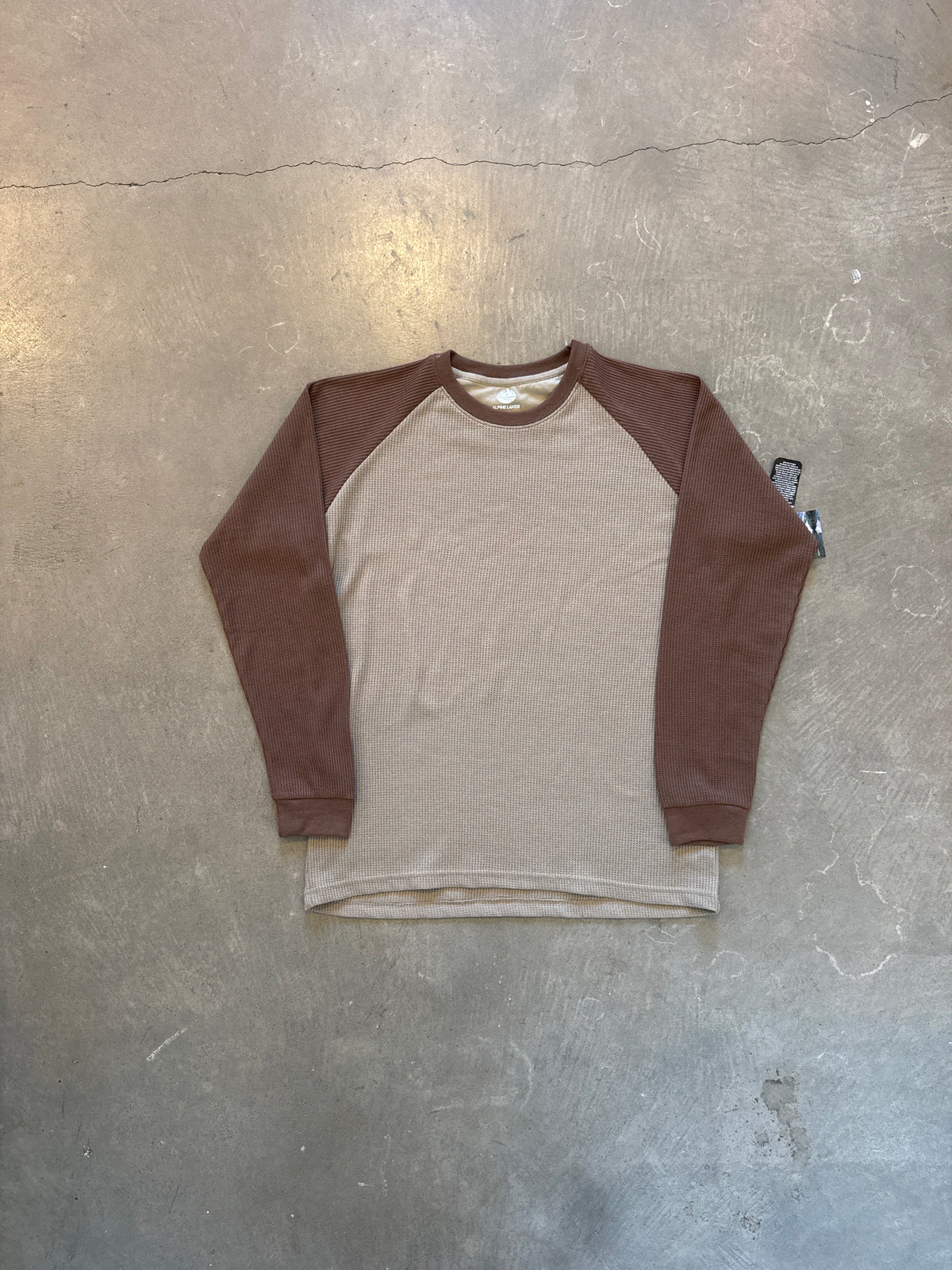 Alpine Lakes Two Tone Brown Thermal Longsleeve