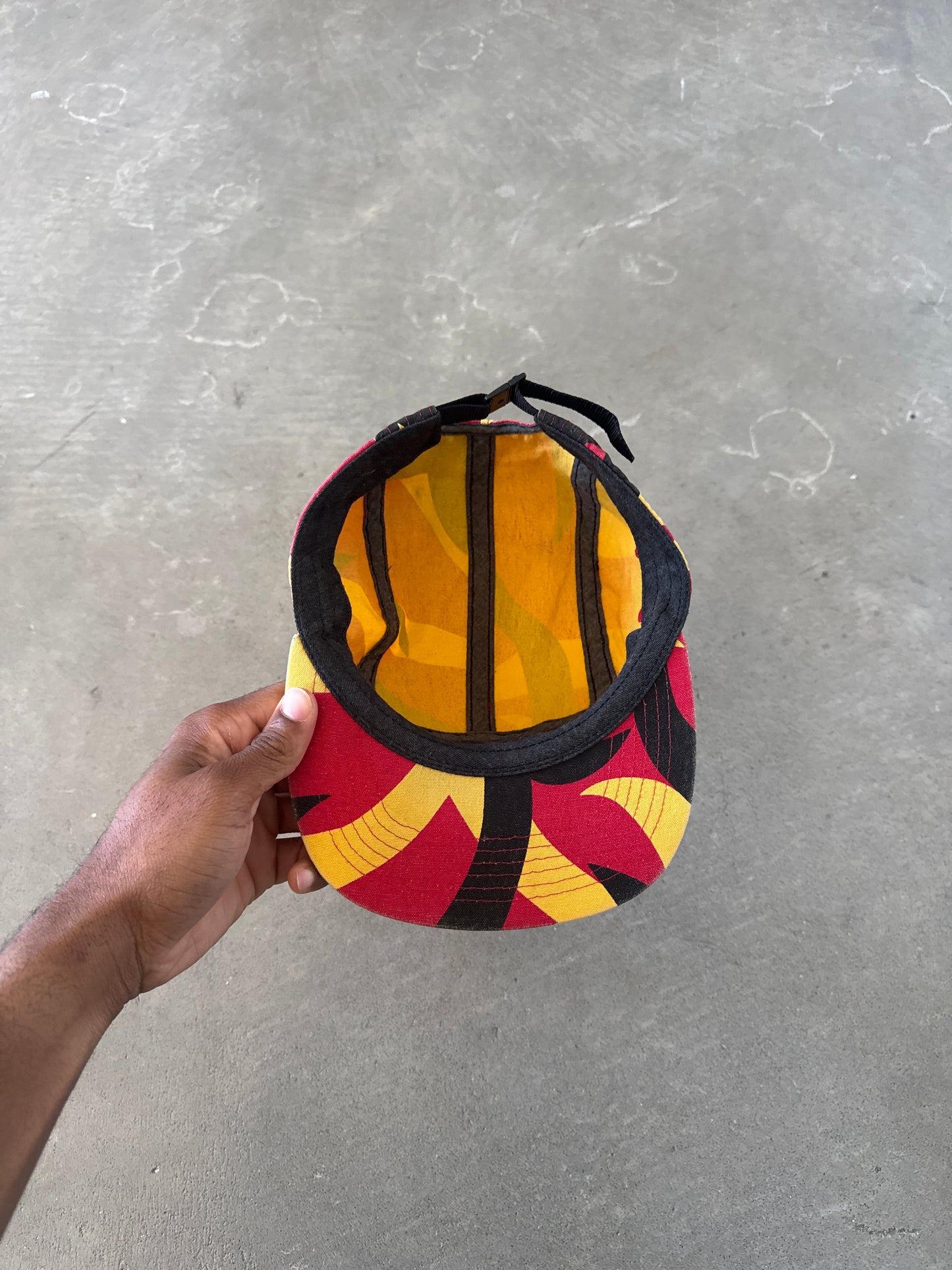 Supreme Military Red Tribal Camo Camp Cap (FW19)