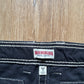True Religion Black Rip Stop Cargo Pants