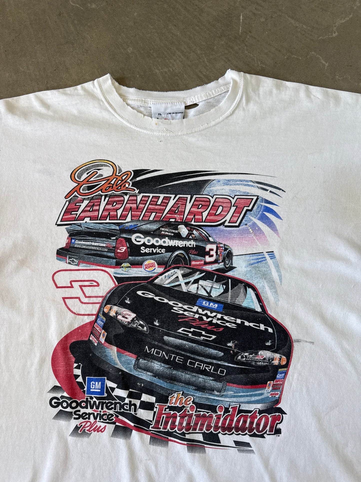 Vintage Chase Authentic’s Dale Earnhardt The Intimidator Distressed Tee