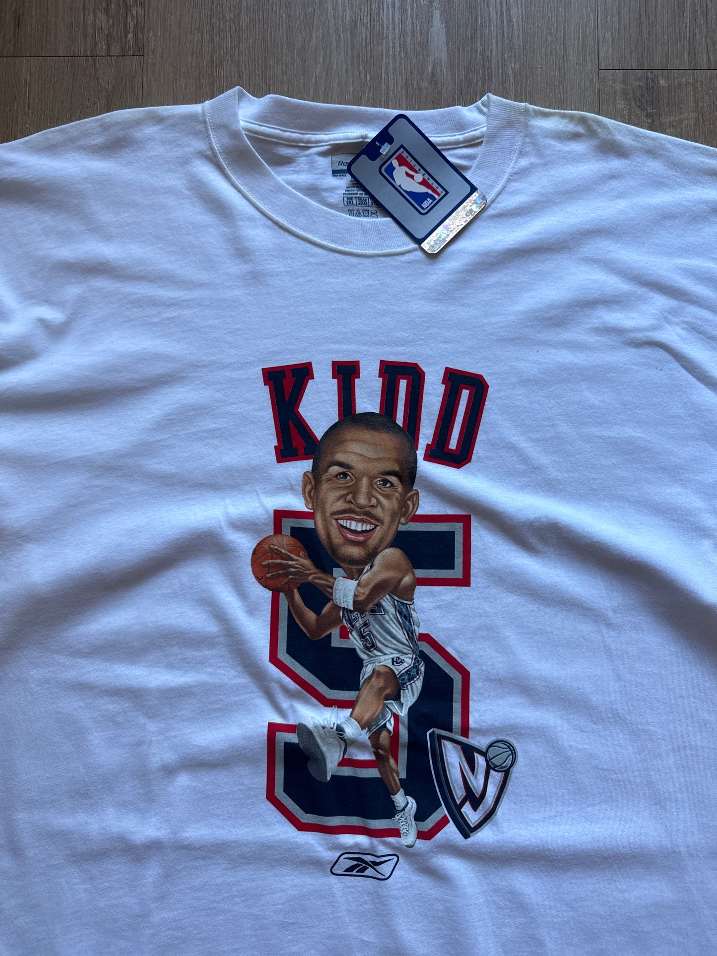 Vintage Reebok New Jersey Nets NBA Jason Kidd Tee