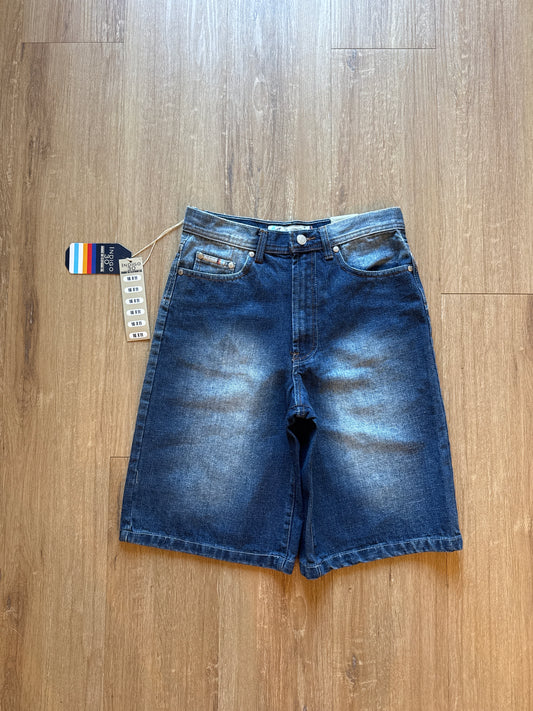 Vintage Youth Y2K Indigo 30 Blue Denim Shorts Jorts