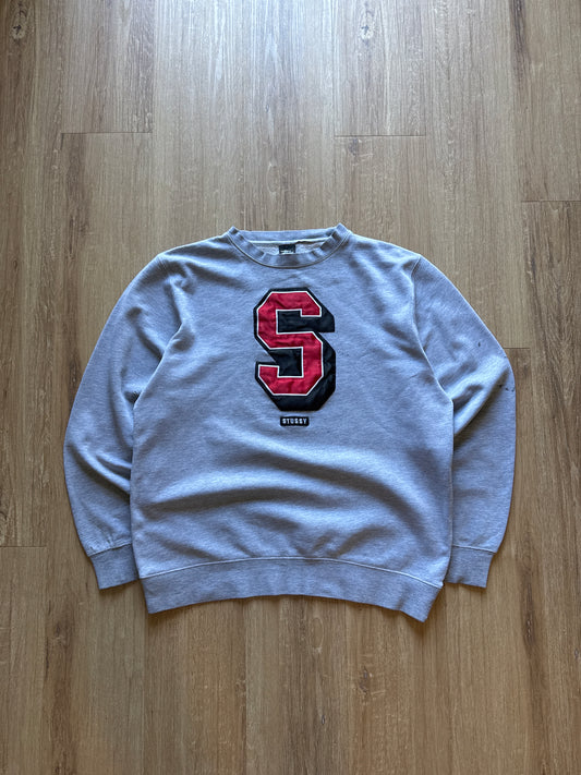 Vintage Y2K Stussy S Big Logo Sweatshirt