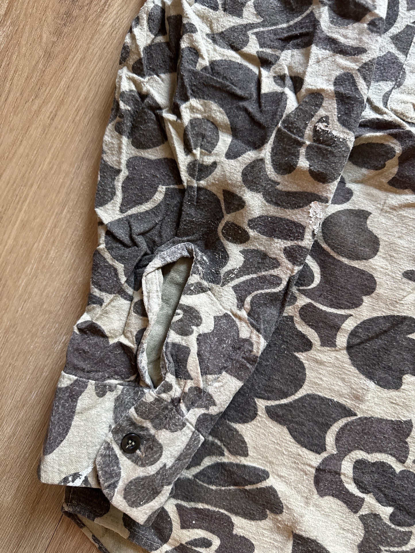 Vintage Sports Afield Duck Camo Button Up Shirt