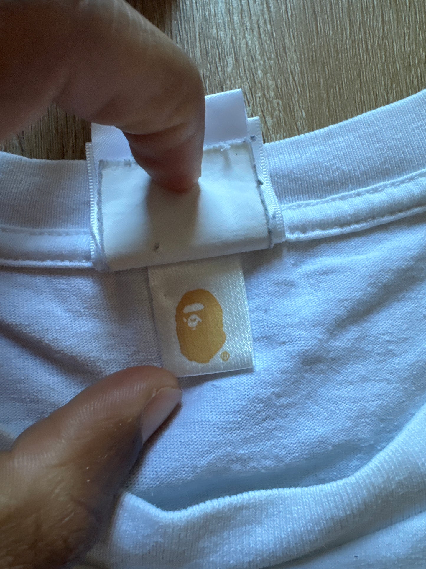 A Bathing Ape Bape Popeye Ape Head College Tee