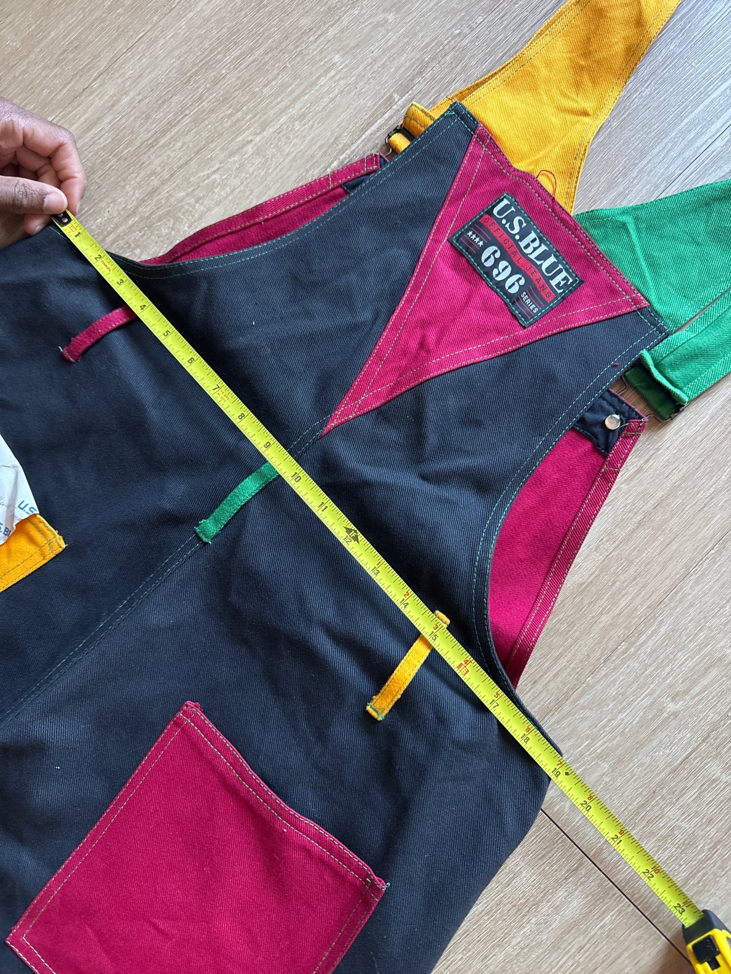 Vintage 90s U.S. Blue Official Jeans Funky Will Smith Fresh Prince Of Bel-Air Overall Pants