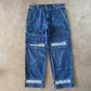 Vintage Y2K Marithe + Francois Girbaud Baggy Bondage Denim Jeans