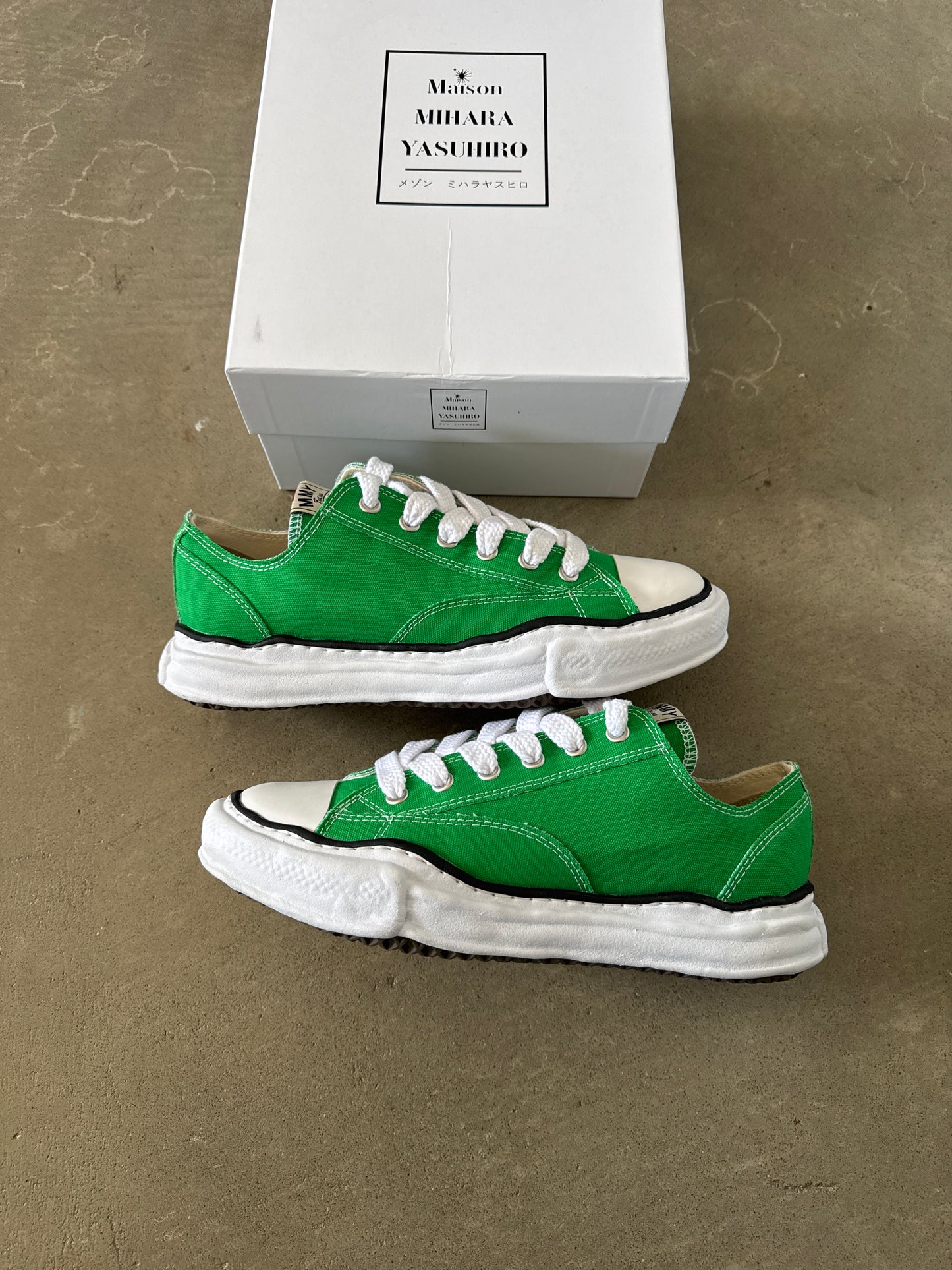 Maison Mihara Yasuhiro Peterson 23 OG Sole Canvas CL Green