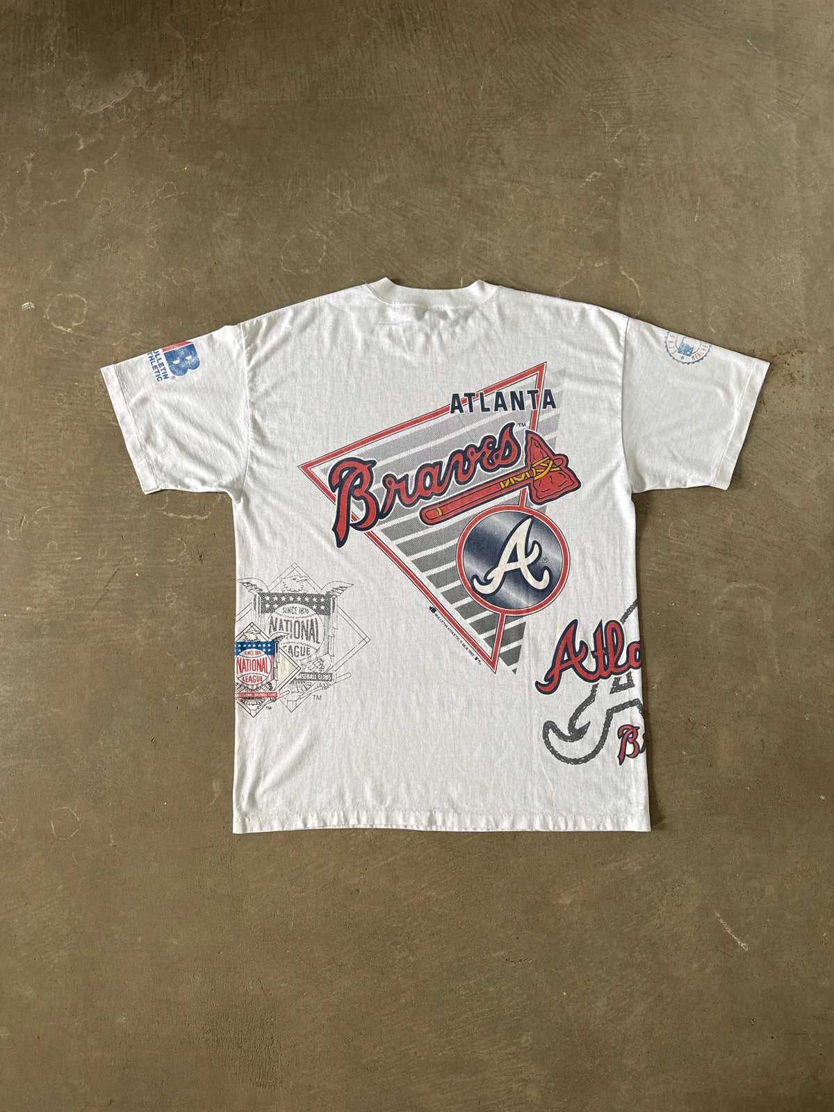 Vintage 1992 MLB Atlanta Braves Wrap Around Tee