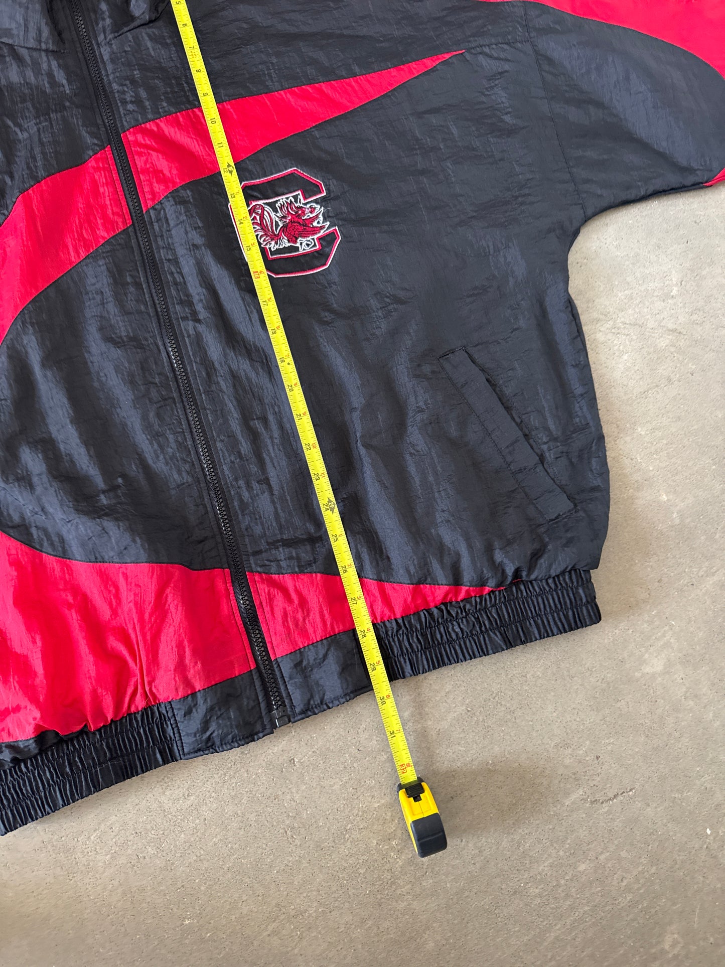 Vintage 90s Pro Players University Of South Carolina Gamecocks Windbreaker Jacket