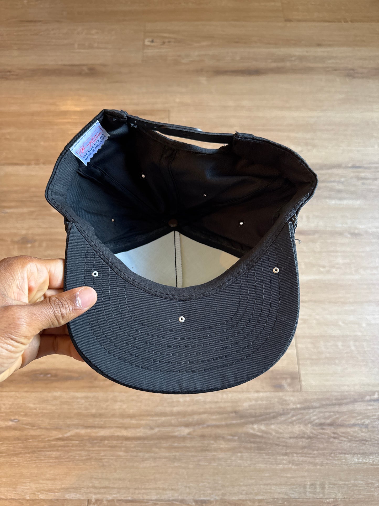 Vintage MC Hammer Metal Plate Snap Back Hat